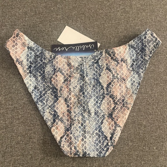 Isabella Rose Vienna Blue Multi Bondi ‎ Scoop Bottoms Size X-Small - Picture 5 of 5